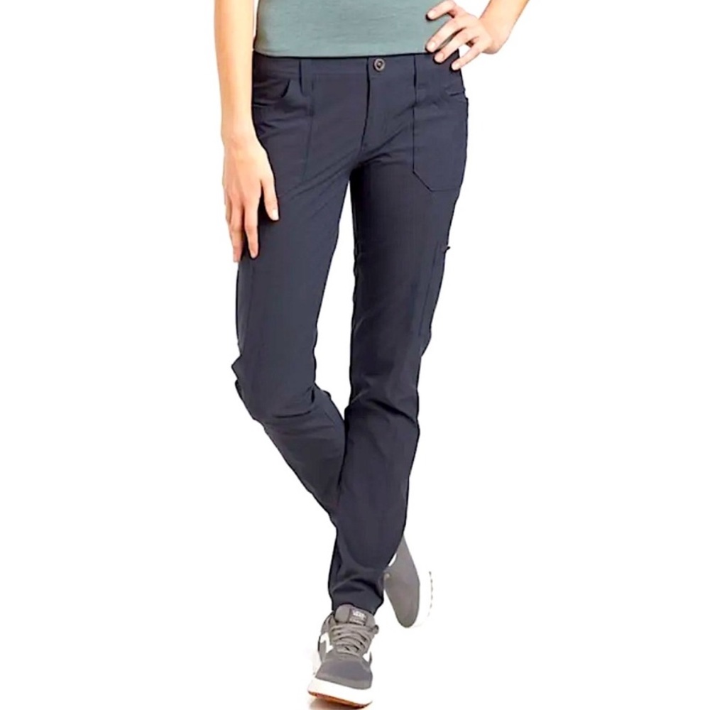 Kuhl HORIZN Skinny Blue Hiking Outdoors Quick Dry Pants Size 6 Dark Storm